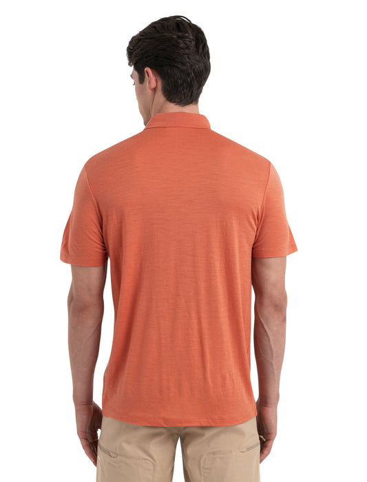 Icebreaker Merino 150 Tech Lite III Polo Ember Herr - T-shirts & Linnen