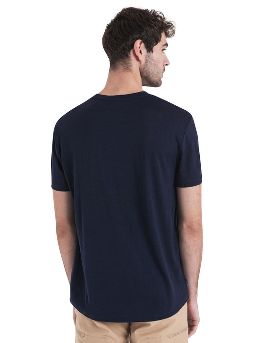 Icebreaker Merino 150 Tech Lite III T-Shirt Midnight Navy Herr - T-shirts & Linnen