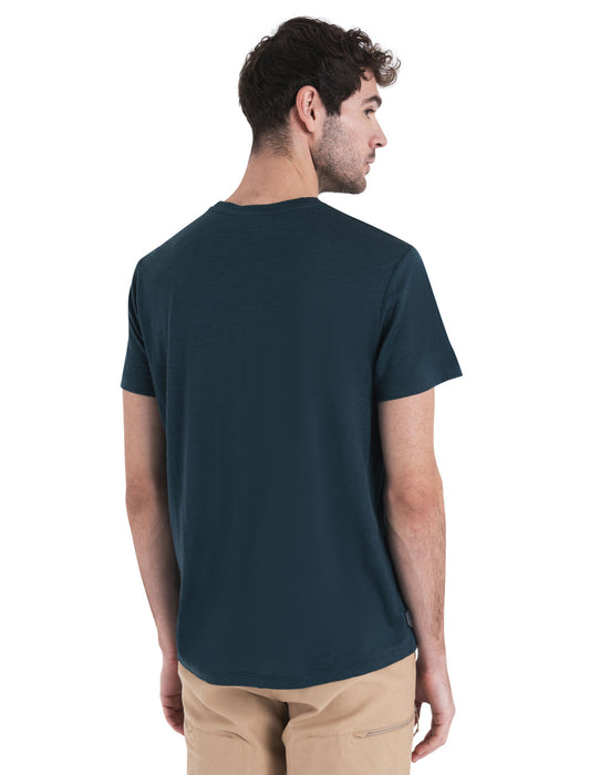 Icebreaker Merino 150 Tech Lite III T-Shirt Fathom Green Herr - T-shirts & Linnen