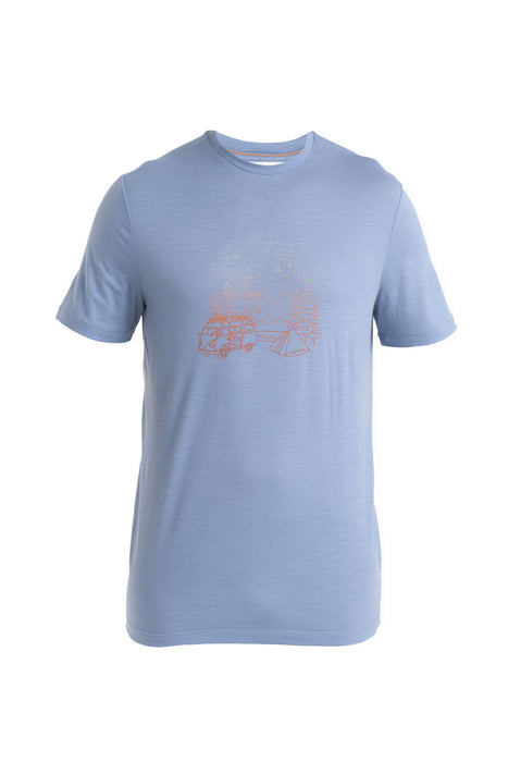 Icebreaker Merino 150 Tech Lite III T-Shirt Van Camp Kyanite Herr - T-shirts & Linnen