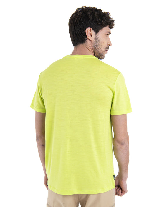 Icebreaker Merino 150 Tech Lite III T-Shirt IB Grown Naturally Hyper Herr - T-shirts & Linnen