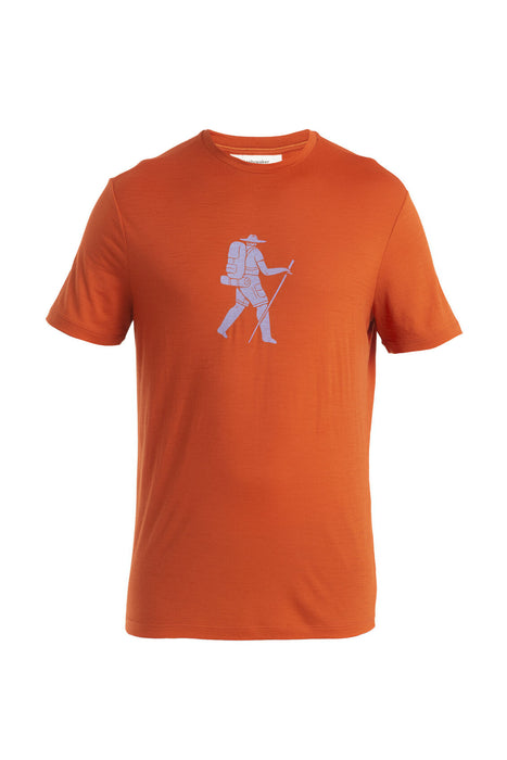 Icebreaker Merino 150 Tech Lite III T-Shirt Trail Hiker Molten Herr - T-shirts & Linnen