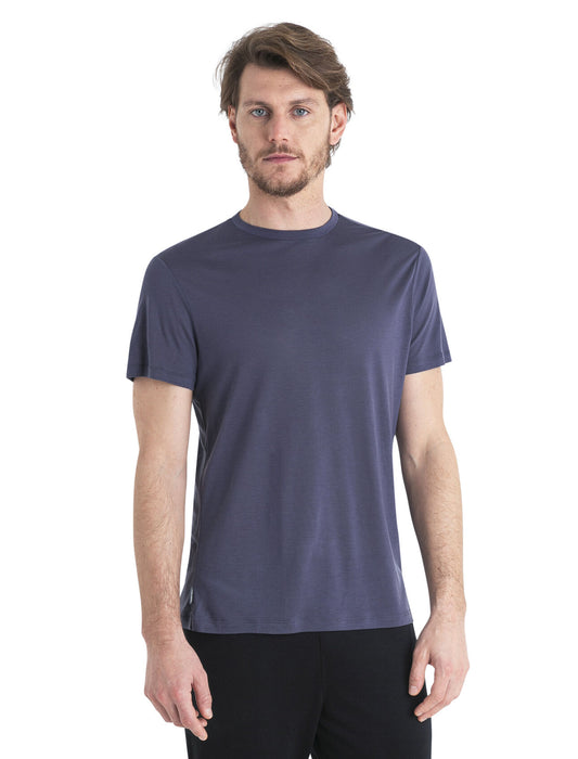 Icebreaker Merino Blend Core T-Shirt Graphite Herr - T-shirts & Linnen