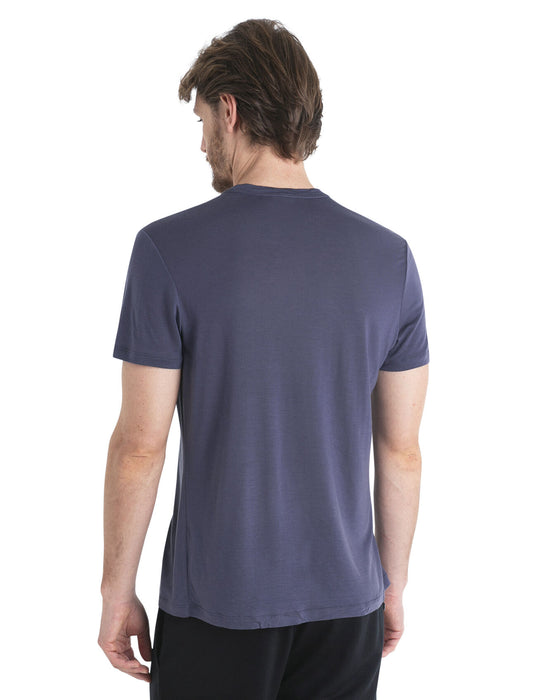 Icebreaker Merino Blend Core T-Shirt Graphite Herr - T-shirts & Linnen