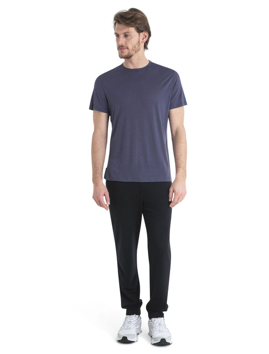 Icebreaker Merino Blend Core T-Shirt Graphite Herr - T-shirts & Linnen