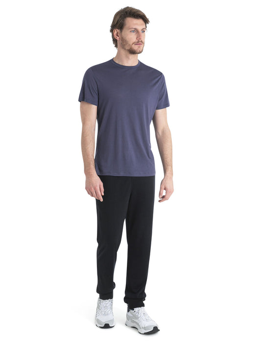 Icebreaker Merino Blend Core T-Shirt Graphite Herr - T-shirts & Linnen