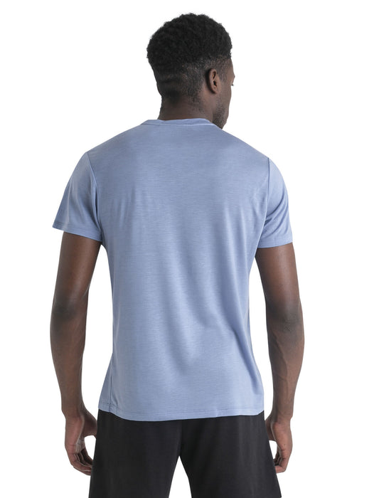 Icebreaker Merino Blend Core T-Shirt Cook Reflected Kyanite Herr - T-shirts & Linnen