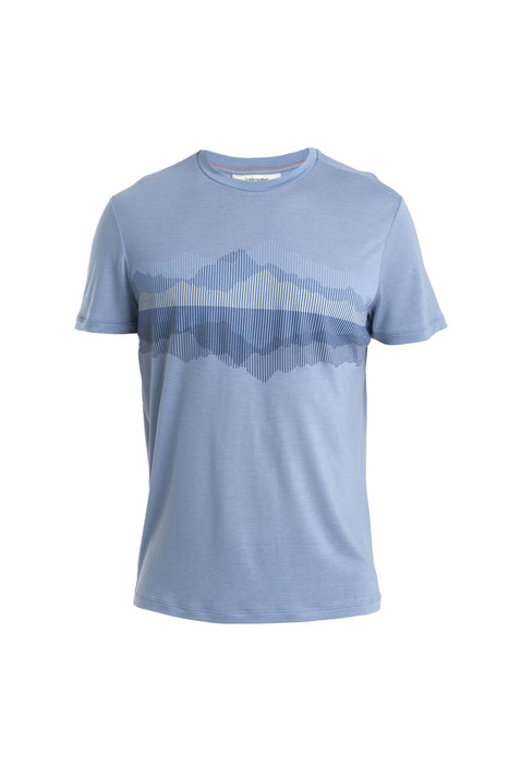 Icebreaker Merino Blend Core T-Shirt Cook Reflected Kyanite Herr - T-shirts & Linnen