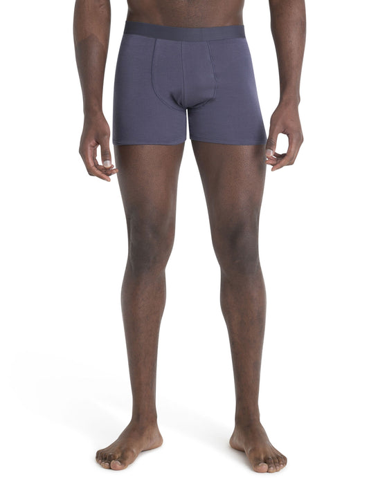 Icebreaker Merino Blend Core Boxers Graphite Herr - Underkläder