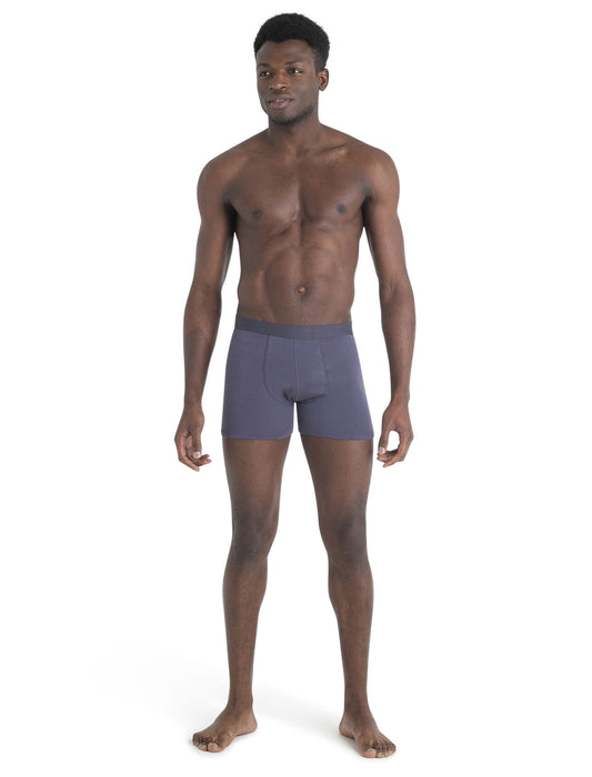 Icebreaker Merino Blend Core Boxers Graphite Herr - Underkläder