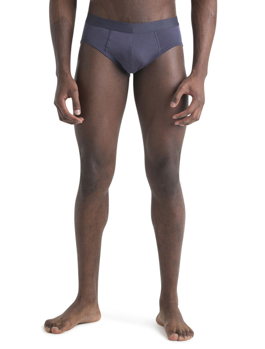 Icebreaker Merino Blend Core Briefs Graphite Herr - Underkläder