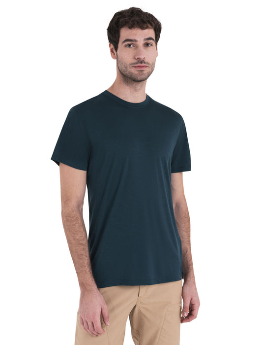 Icebreaker 150 MerinoFine™ Ace T-Shirt Fathom Green Herr - T-shirts & Linnen