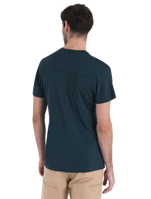 Icebreaker 150 MerinoFine™ Ace T-Shirt Fathom Green Herr - T-shirts & Linnen