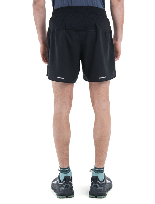 Icebreaker 125 ZoneKnit™ Merino Blend Speed 6" Shorts Black Herr - Shorts