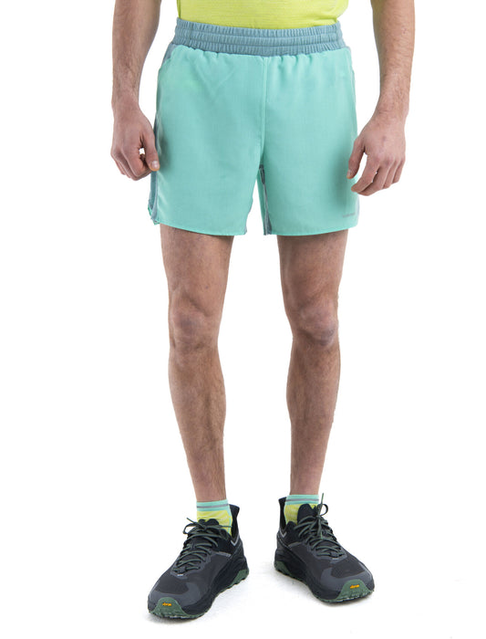 Icebreaker 125 ZoneKnit™ Merino Blend Speed 6" Shorts Aura/Cloud Ray Herr - Shorts