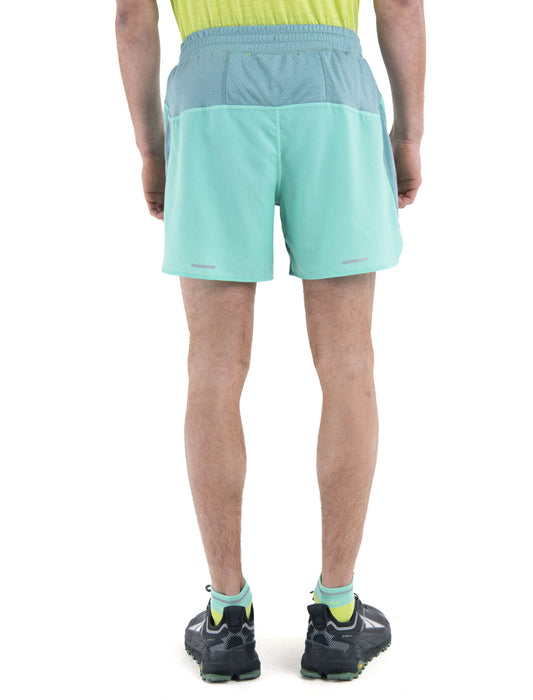 Icebreaker 125 ZoneKnit™ Merino Blend Speed 6" Shorts Aura/Cloud Ray Herr - Shorts