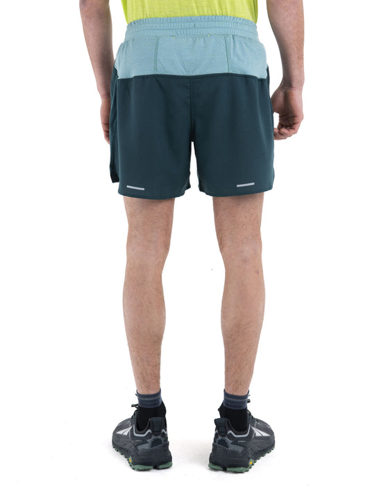 Icebreaker 125 ZoneKnit™ Merino Blend Speed 6" Shorts Fathom Green/Cloud Ray Herr - Shorts