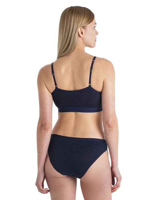 Icebreaker Merino Blend Core Bra  Midnight Navy Dam - Underkläder Dam