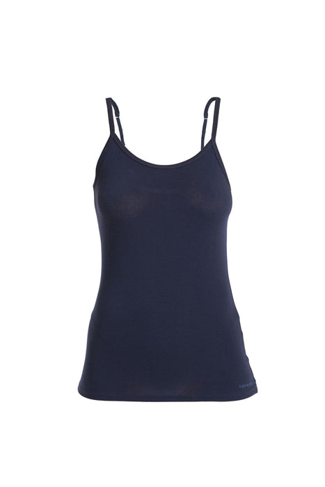 Icebreaker Merino Blend Core Cami Singlet  Midnight Navy Dam - T-shirts & Linnen Dam