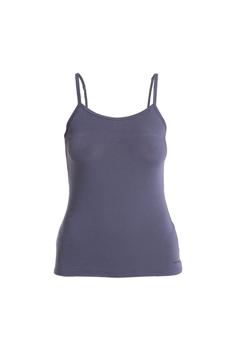 Icebreaker Merino Blend Core Cami Singlet  Graphite Dam - T-shirts & Linnen Dam