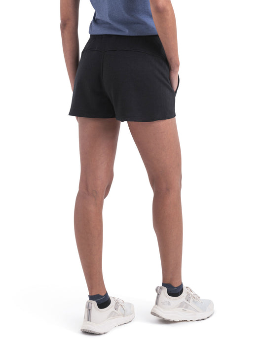 Icebreaker Merino Blend Crush II Shorts  Black Dam - Shorts Dam