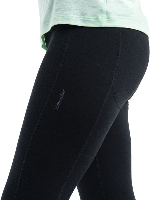 Icebreaker Merino 260 Fastray II 25" High Rise Tights  Black Dam - Tights Dam