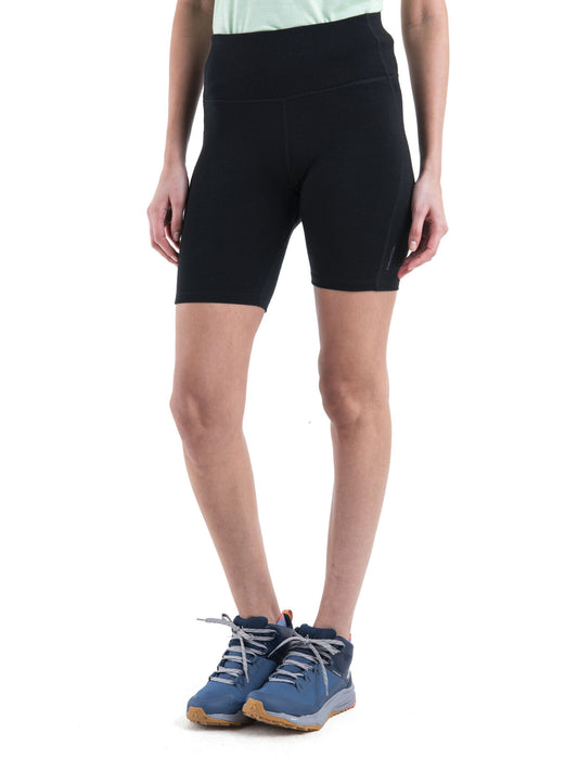 Icebreaker Merino 260 Fastray II 8" High Rise Shorts  Black Dam - Shorts Dam