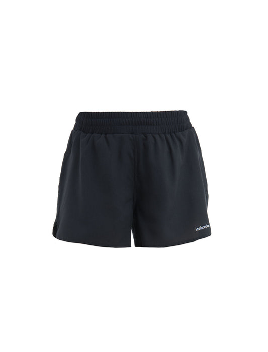 Icebreaker 125 ZoneKnit™ Merino Blend Speed 3" Shorts  Black Dam - Shorts Dam