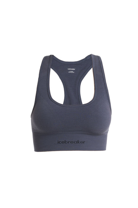 Icebreaker 260 ZoneKnit™ Merino Blend Seamless Bra  Graphite Dam - Underkläder Dam