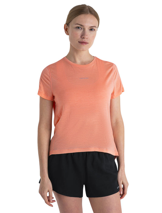 Icebreaker 125 Cool-Lite™ Merino Blend Speed T-Shirt  Glow Dam - T-shirts & Linnen Dam