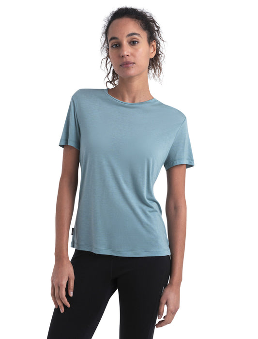 Icebreaker Merino Blend Core T-Shirt  Cloud Ray Dam - T-shirts & Linnen Dam