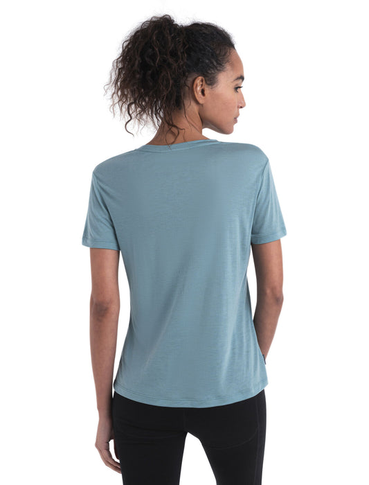 Icebreaker Merino Blend Core T-Shirt  Cloud Ray Dam - T-shirts & Linnen Dam