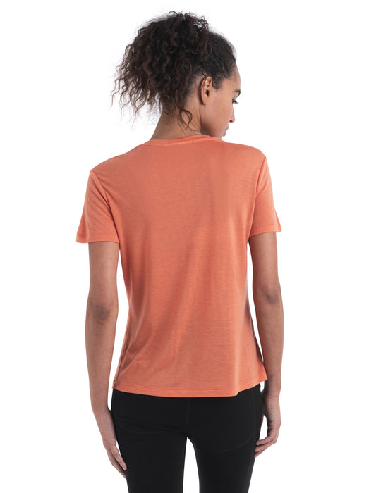 Icebreaker Merino Blend Core T-Shirt  Ember Dam - T-shirts & Linnen Dam