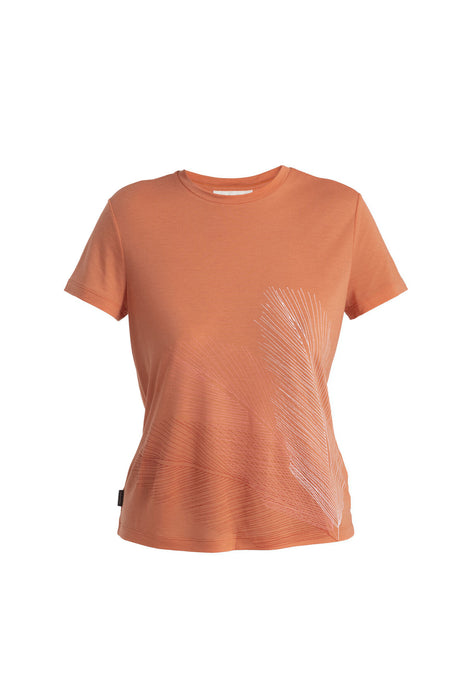 Icebreaker Merino Blend Core T-Shirt Plume  Ember Dam - T-shirts & Linnen Dam