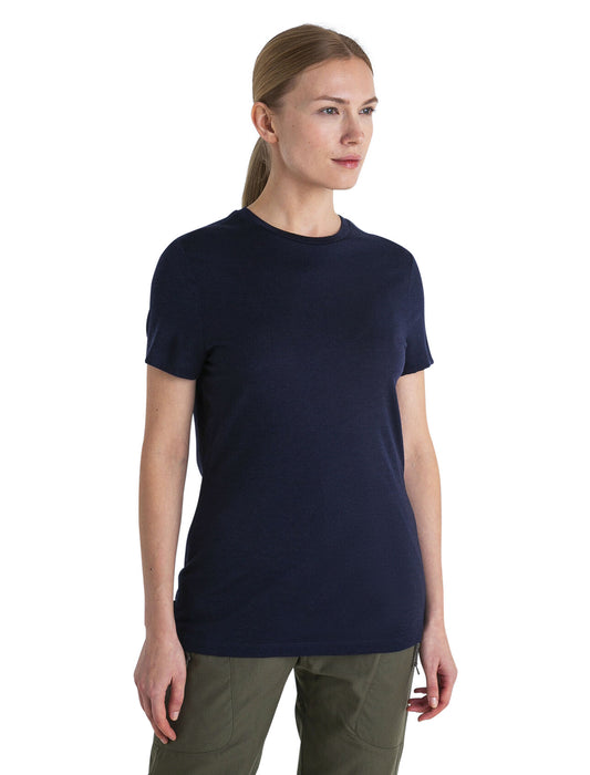 Icebreaker Merino 150 Tech Lite III T-Shirt  Midnight Navy Dam - T-shirts & Linnen Dam