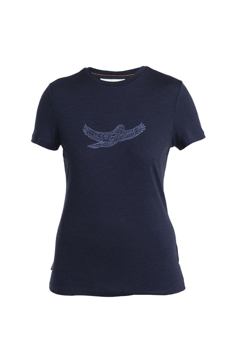 Icebreaker Merino 150 Tech Lite III T-Shirt IB Kea  Midnight Navy Dam - T-shirts & Linnen Dam