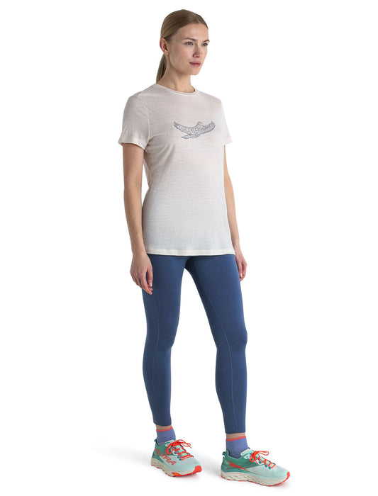 Icebreaker Merino 150 Tech Lite III T-Shirt IB Kea  Chalk Dam - T-shirts & Linnen Dam