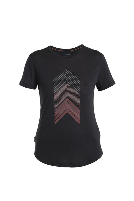 Icebreaker 125 Cool-Lite™ Merino Blend Sphere III T-Shirt Peak Sprint  Black Dam - T-shirts & Linnen Dam