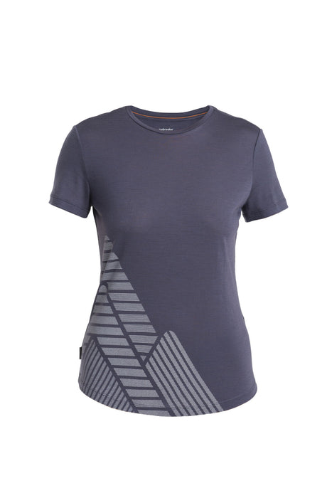 Icebreaker 125 Cool-Lite™ Merino Blend Sphere III T-Shirt Peak Quest  Graphite Dam - T-shirts & Linnen Dam