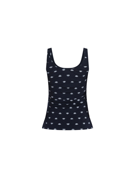 Icebreaker Merino Siren Tank Shine  Midnight Navy Dam - T-shirts & Linnen Dam