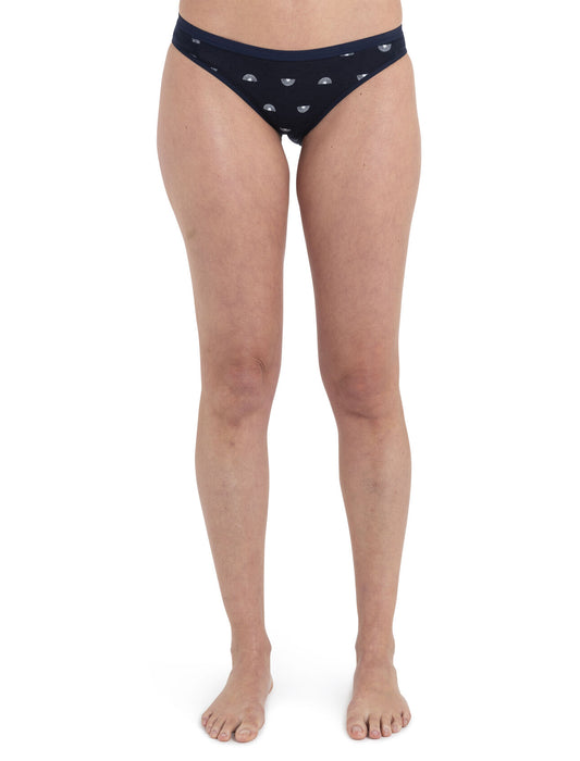 Icebreaker Merino Siren Bikini Shine  Midnight Navy Dam - Underkläder Dam