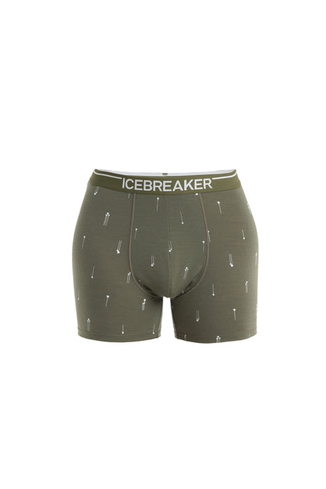 Icebreaker Merino Anatomica Boxers Palm Trail Loden Herr - Underkläder