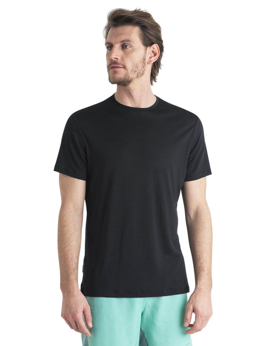 Icebreaker 125 Cool-Lite™ Merino Blend Sphere III T-Shirt Black Herr - T-shirts & Linnen