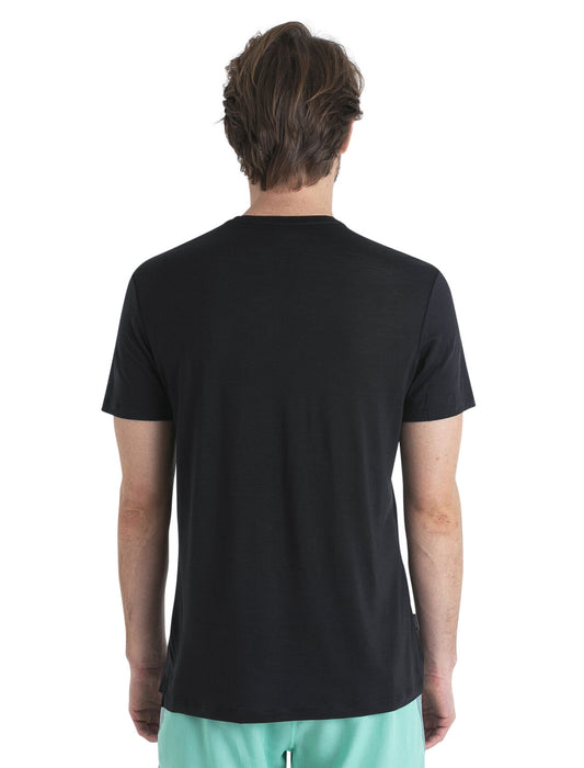 Icebreaker 125 Cool-Lite™ Merino Blend Sphere III T-Shirt Black Herr - T-shirts & Linnen