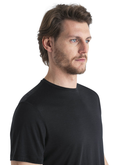 Icebreaker 125 Cool-Lite™ Merino Blend Sphere III T-Shirt Black Herr - T-shirts & Linnen