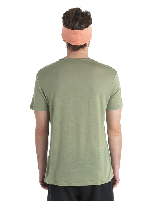 Icebreaker 125 Cool-Lite™ Merino Blend Sphere III T-Shirt Lichen Herr - T-shirts & Linnen