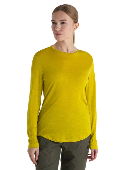 Icebreaker 125 Cool-Lite™ Merino Blend Sphere III Long Sleeve T-Shirt  Lux Dam - T-shirts & Linnen Dam