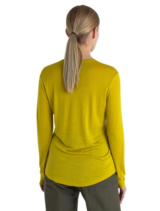 Icebreaker 125 Cool-Lite™ Merino Blend Sphere III Long Sleeve T-Shirt  Lux Dam - T-shirts & Linnen Dam