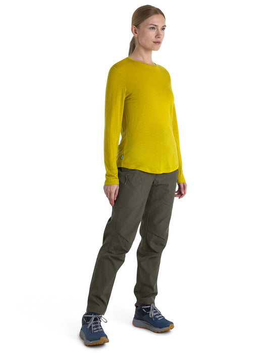 Icebreaker 125 Cool-Lite™ Merino Blend Sphere III Long Sleeve T-Shirt  Lux Dam - T-shirts & Linnen Dam