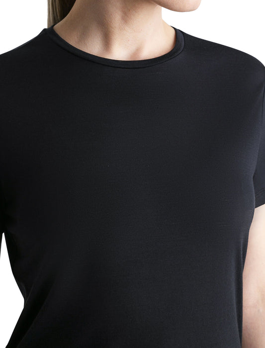 Icebreaker 125 Cool-Lite™ Merino Blend Sphere III T-Shirt  Black Dam - T-shirts & Linnen Dam